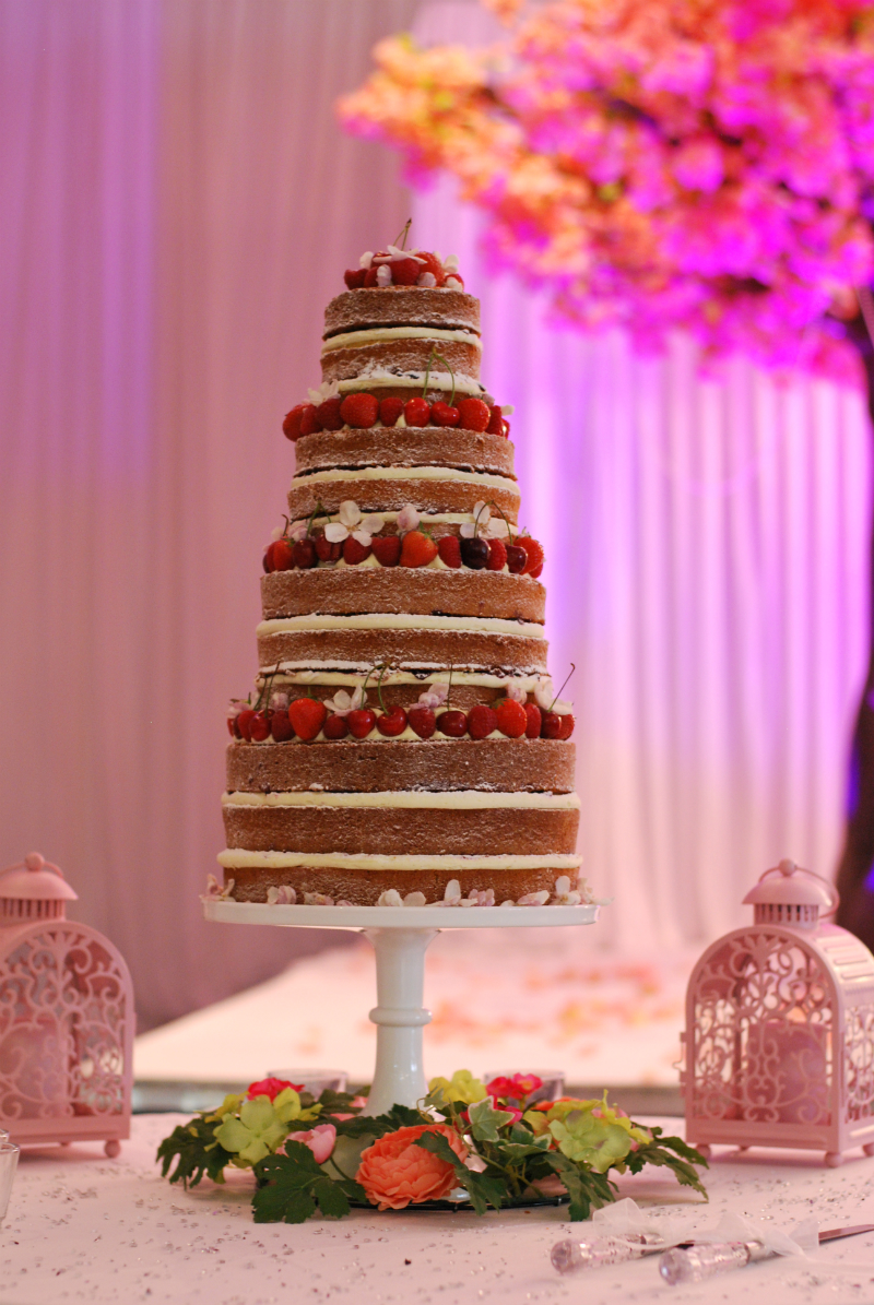 A Trio of Naked Wedding Cakes - Little Bear Cakery