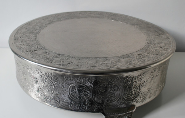 Large Silver Cake Stand